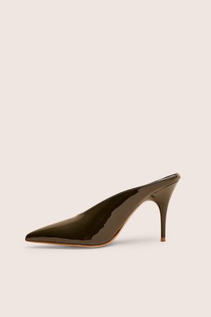 Elixr Green Patent Court High Heels